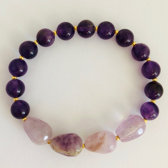 Gemstones, Agates & Crystal Beaded Bracelets - Picture 7 of 7